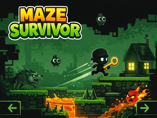 Maze Survivor: Platform Adventure Game